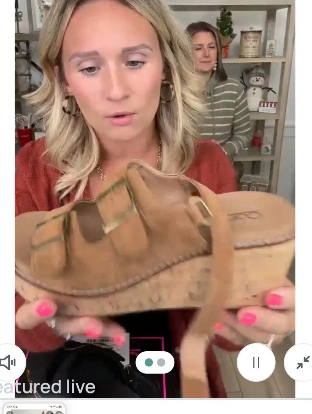 Corkys My 2 Cents Brown Tobacco Suede Cork Wedge Sandals with Buckles